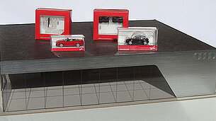 Audi Center Fertigmodell 