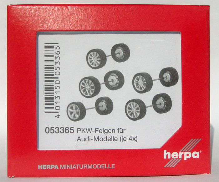 Audi Felgen-Set von Herpa